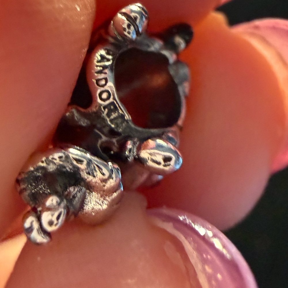 Authentic Pandora Disney Mickey and Minnie Christmas Charm Duo - NWOT - Picture 9 of 9
